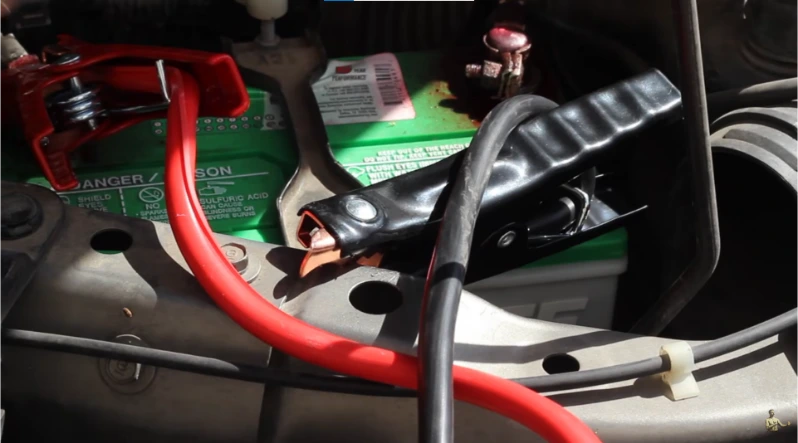Battery jump start at a Fairview NC vacation rental property near the US-74A and Chimney Rock.